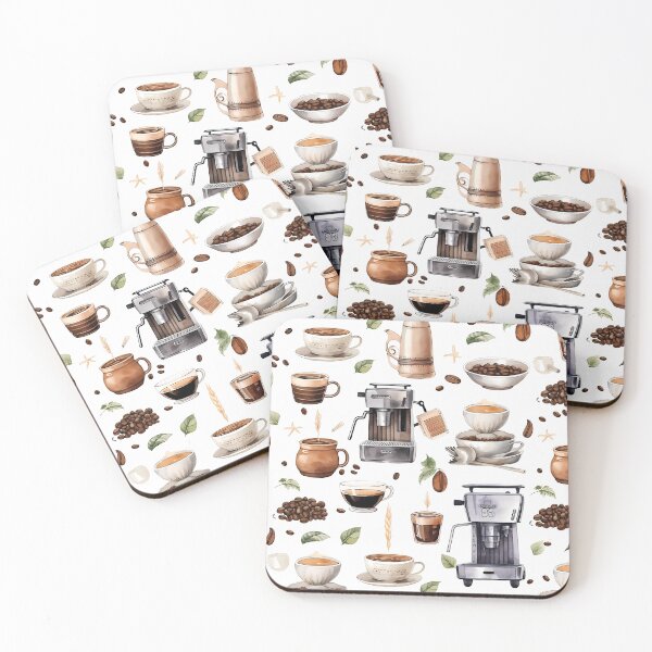 Item preview, Pattern : Coffee Machines designed and sold by MTJ-Mushrooms.