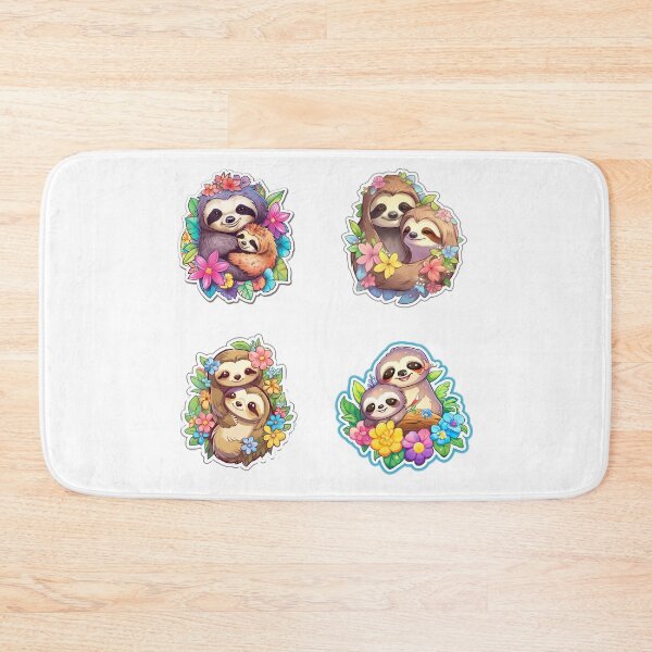 Item preview, Loving Hugs by Mommy and Baby Sloth designed and sold by AdiRemba.