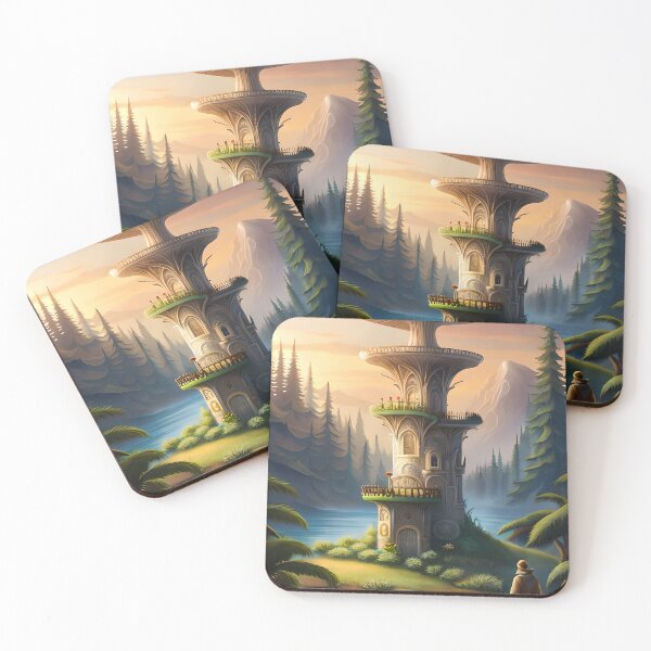 Item preview, Mushroom Palace in the Forest #1 designed and sold by JIMBOBS WALL ART.