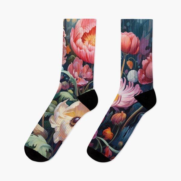 Item preview, Stunning Contemporary Floral Pattern designed and sold by MTJ-Mushrooms.