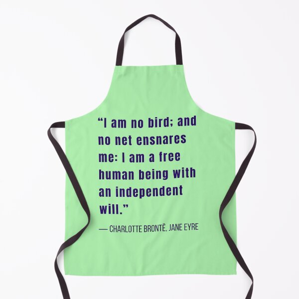 Item preview, Charlotte Brontë quote: I am no bird and no net ensnares me.... designed and sold by artbleed.