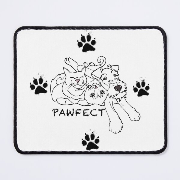 Item preview, Pawfect pets dog and cat paws designed and sold by JuniperWild.