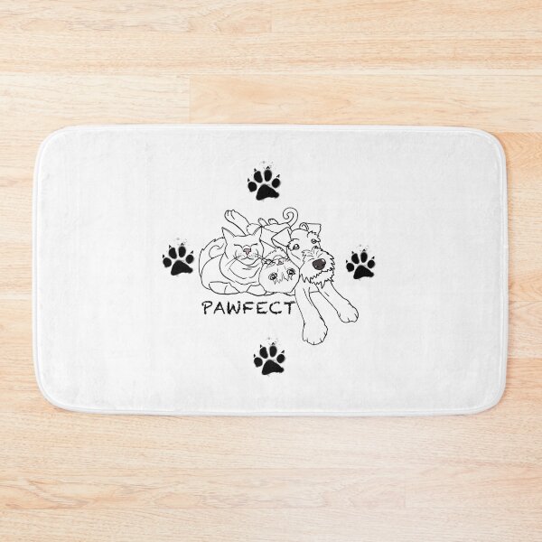 Item preview, Pawfect pets dog and cat paws designed and sold by JuniperWild.