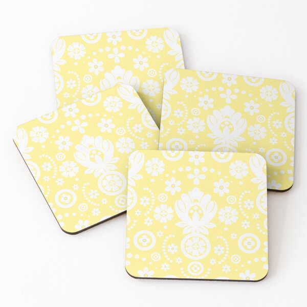 Item preview, Floral Eyelet Lace Pattern - Yellow designed and sold by SilverPegasus.