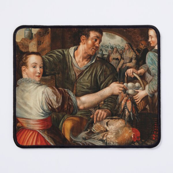 Item preview, A Poultry Seller at a Market | Circle of Joachim Beuckelaer | 1570 designed and sold by CJET.