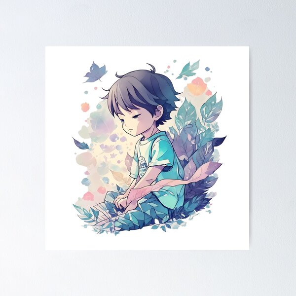 Sad Anime Boy Canvas Prints for Sale