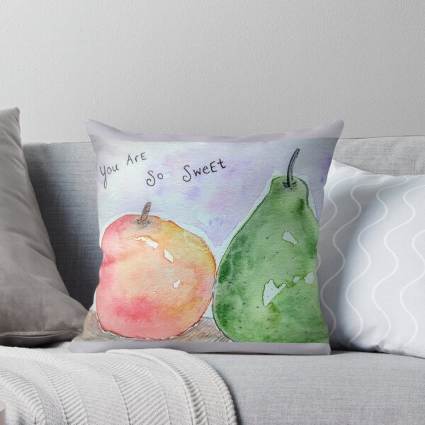 Artikelvorschau, Etegami Aquarellfrucht Du bist so süß entworfen und verkauft von EtegamiJourney.