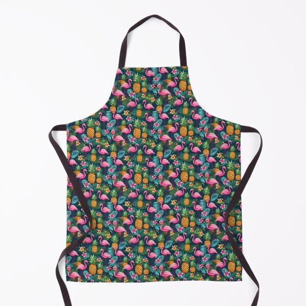 Item preview, Total Summer Vibes - Pink Flamingo & Pineapple designed and sold by PatternPatty.