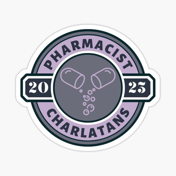 Aperçu de l'œuvre Pharmacien Charlatans 2023 Dusty Purple Capsule Logo créée et vendue par toriarsenault.