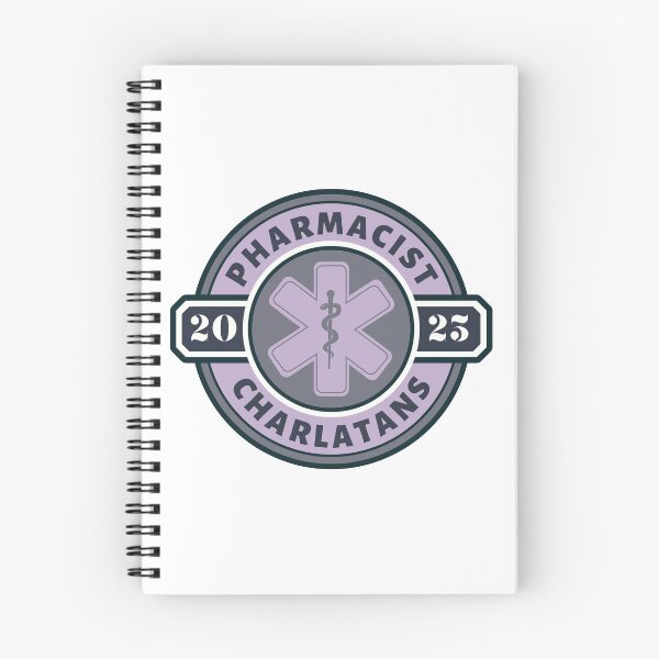 Item preview, Pharmacist Charlatans 2023 Dusty Purple Medical Logo designed and sold by toriarsenault.