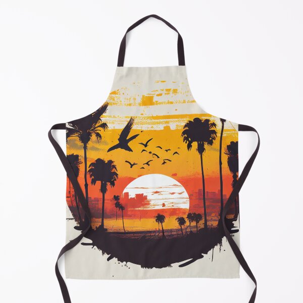 Item preview, Sunset Beach Palm Trees designed and sold by cetakulang.