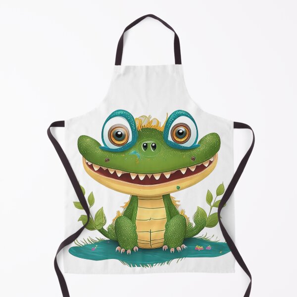 Item preview, Cute little friendly crocodile designed and sold by Delemore Art.