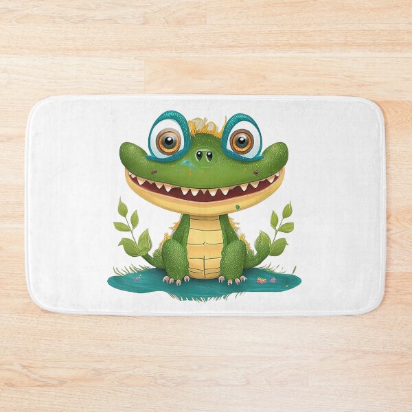 Item preview, Cute little friendly crocodile designed and sold by Delemore Art.