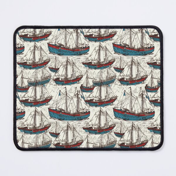 Item preview, Coastal Breton Nautical Flotilla designed and sold by PixelPatchwork.