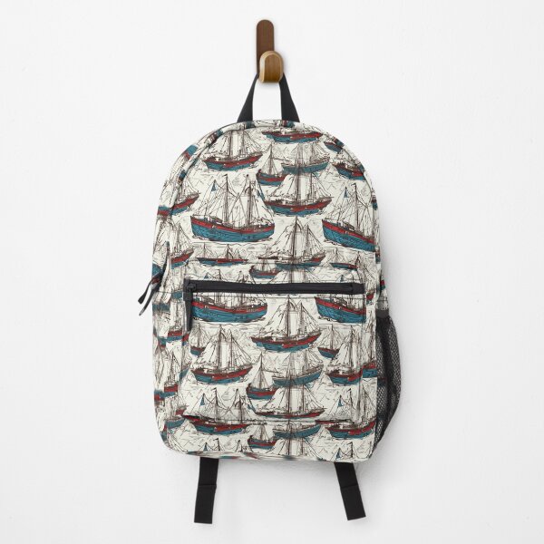 Item preview, Coastal Breton Nautical Flotilla designed and sold by PixelPatchwork.