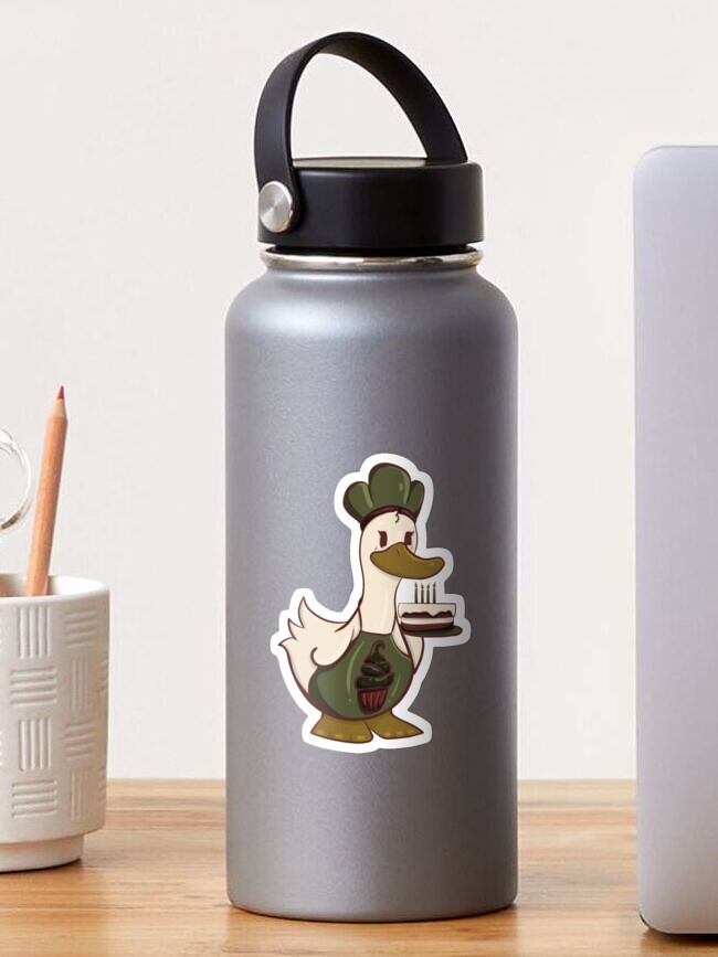 Thumbnail 1 of 3, Sticker, Baker Duck designed and sold by D00dleDucky.