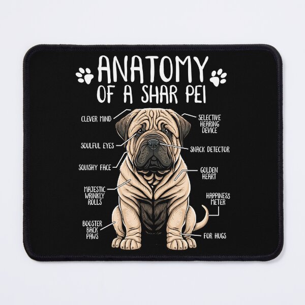 Item preview, Funny Shar Pei Anatomy Sharpei Dog Lover designed and sold by lanynx design.