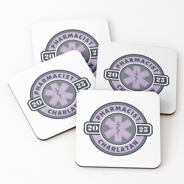 Item preview, Pharmacist Charlatan Dusty Purple Medical 2023 Logo SINGULAR designed and sold by toriarsenault.