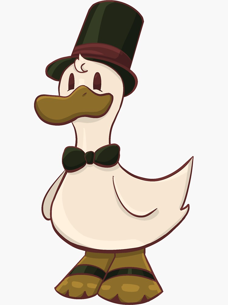 Thumbnail 3 of 3, Sticker, Dapper Duck designed and sold by D00dleDucky.