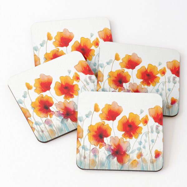 Item preview,  Amber Dawn Poppies  designed and sold by Rocky Mountain Artistry.