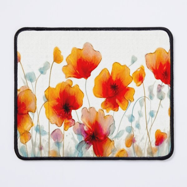 Item preview, Amber Dawn Poppies designed and sold by Rocky Mountain Artistry.