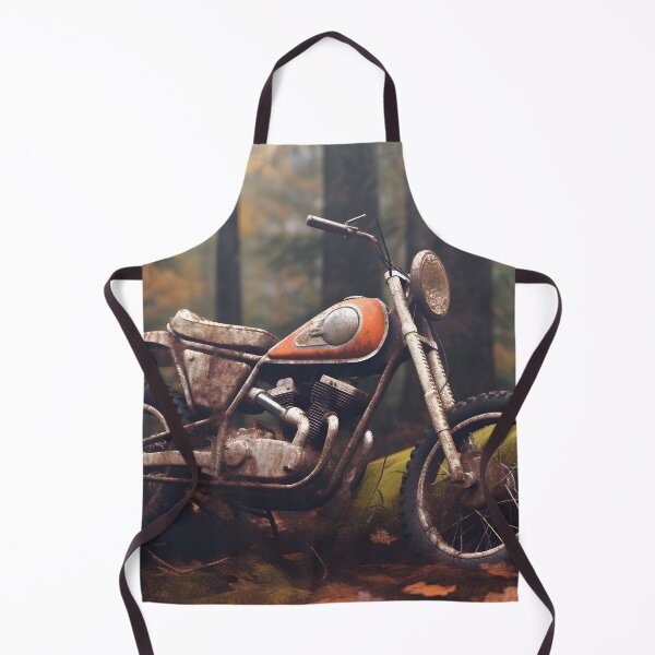 Item preview, A Rusted Motorcycle in the Woods designed and sold by MotorcycleLove.