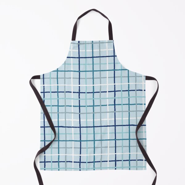Item preview, Hand Drawn Gingham Grid Pattern (blue) designed and sold by Design Minds Boutique.