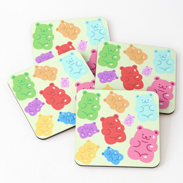 Item preview, Colorful gummy bears pattern designed and sold by Jiimo25.