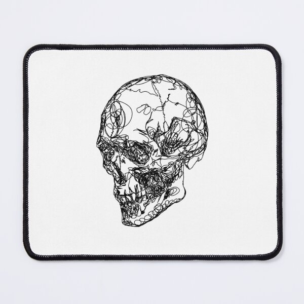 Item preview, Skull Line art design designed and sold by bluchocolate.