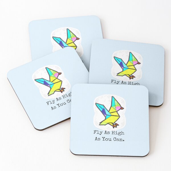 Item preview, Fly As High As You Can | Bird Quote designed and sold by SchmancyPrints.