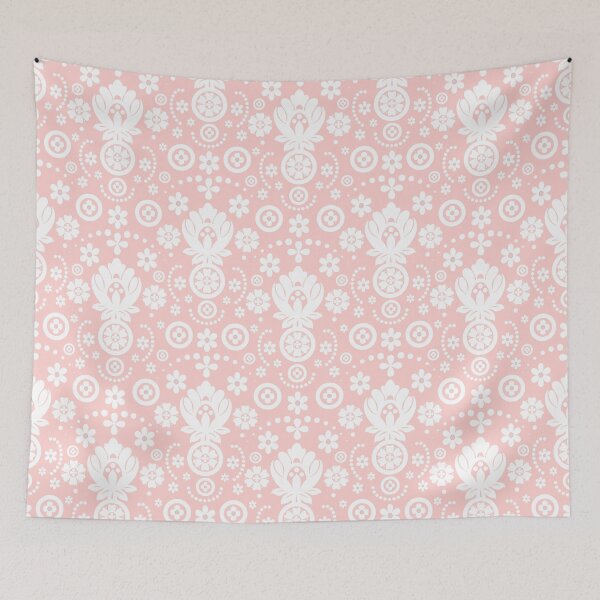 Item preview, Floral Eyelet Lace Pattern - Pink designed and sold by SilverPegasus.