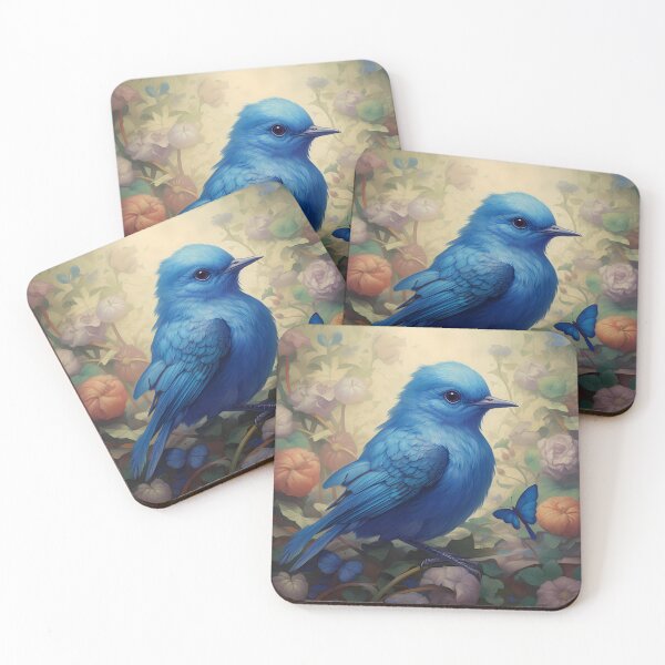 Item preview, Celeste : Blue Bird of Happiness Collection designed and sold by MTJ-Mushrooms.