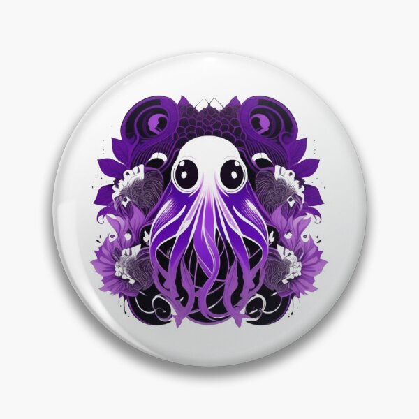 Item preview, The lilac octopus  designed and sold by Skull Rhiz.