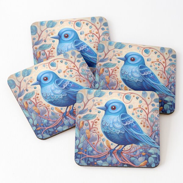 Item preview, Sky : Blue Bird of Happiness Collection designed and sold by MTJ-Mushrooms.