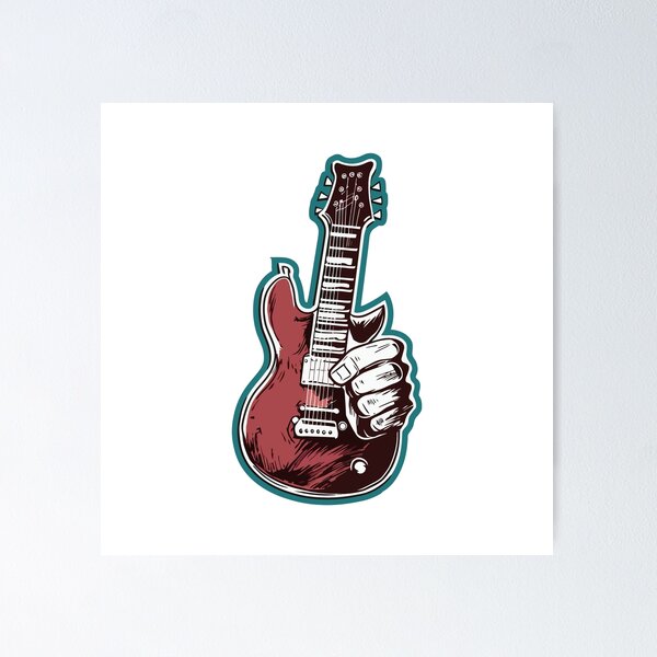 Item preview, Rock Spirit Unleashed, Guitar Art designed and sold by Artwyz.