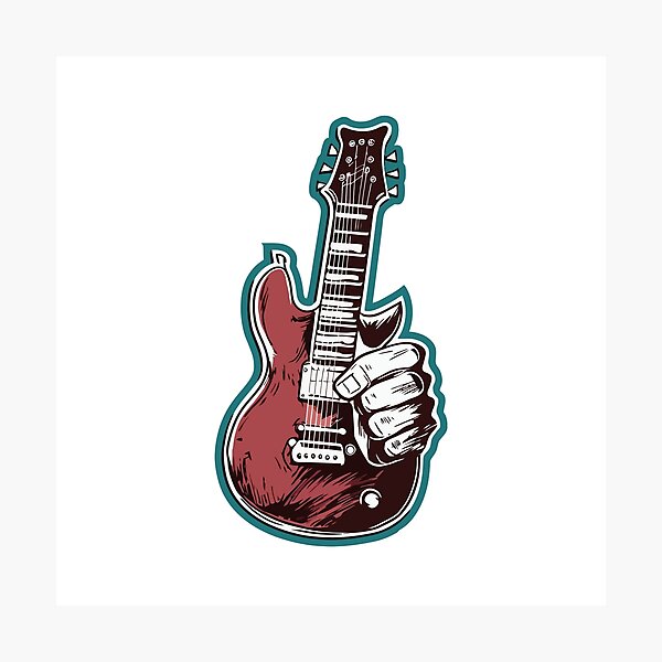 Item preview, Rock Spirit Unleashed, Guitar Art designed and sold by Artwyz.