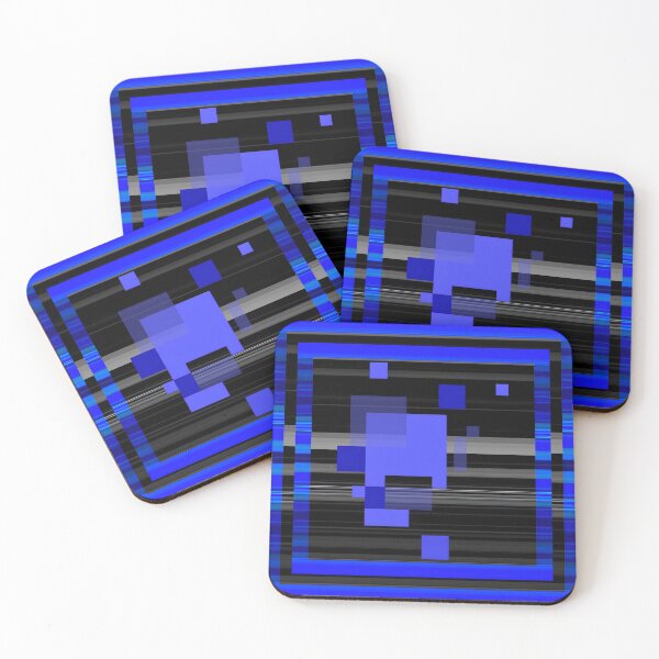 Item preview, Black and Blue Squares  designed and sold by Dana Roper.