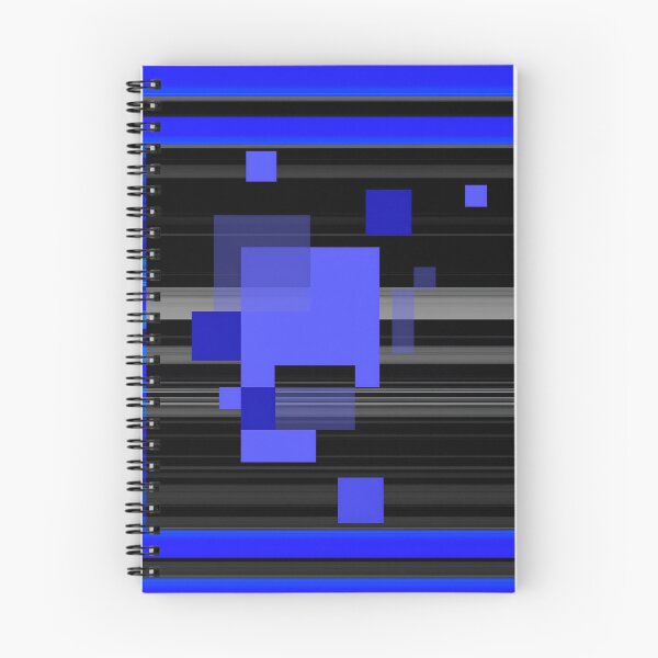 Item preview, Cuadrados negros y azules designed and sold by Dana Roper.