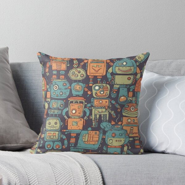 Item preview, Toy Robot Stylized Illustration Pattern designed and sold by Thresh-prince.