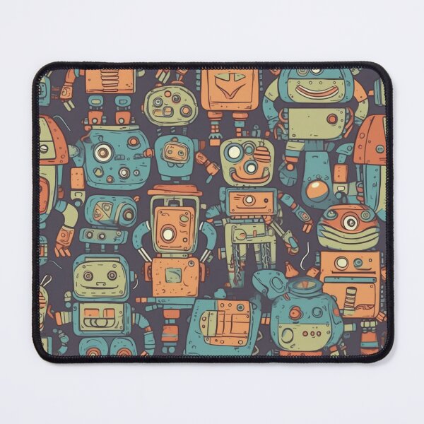 Item preview, Toy Robot Stylized Illustration Pattern designed and sold by Thresh-prince.