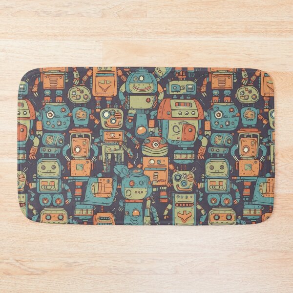 Item preview, Toy Robot Stylized Illustration Pattern designed and sold by Thresh-prince.