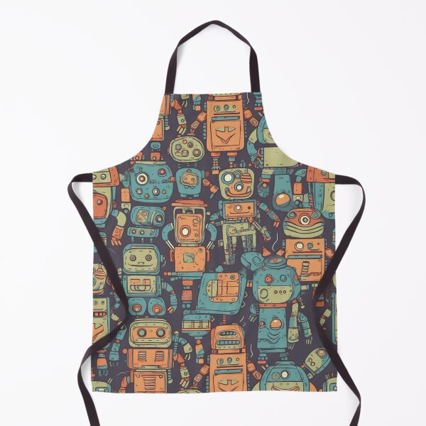 Item preview, Toy Robot Stylized Illustration Pattern designed and sold by Thresh-prince.