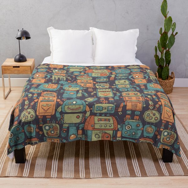 Item preview, Toy Robot Stylized Illustration Pattern designed and sold by Thresh-prince.