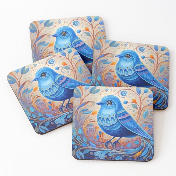 Item preview, Bluebell : Blue Bird of Happiness Collection designed and sold by MTJ-Mushrooms.