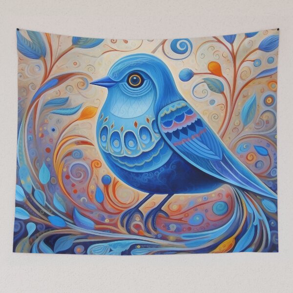 Item preview, Bluebell : Blue Bird of Happiness Collection designed and sold by MTJ-Mushrooms.