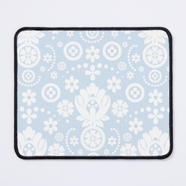 Item preview, Floral Eyelet Lace Pattern - Blue designed and sold by SilverPegasus.