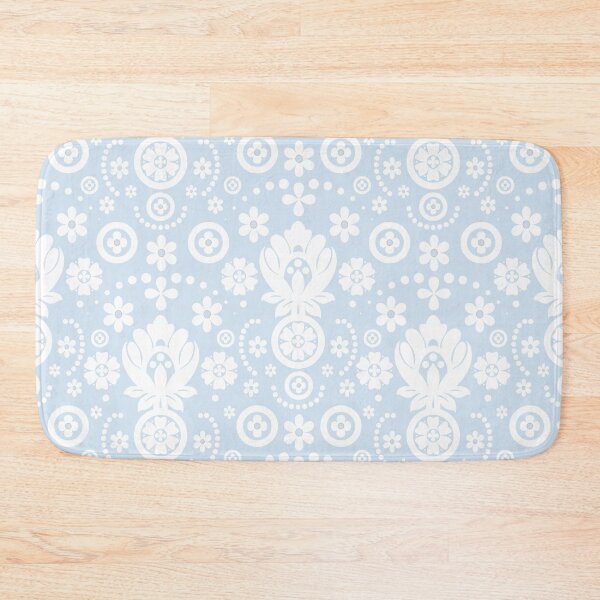 Item preview, Floral Eyelet Lace Pattern - Blue designed and sold by SilverPegasus.