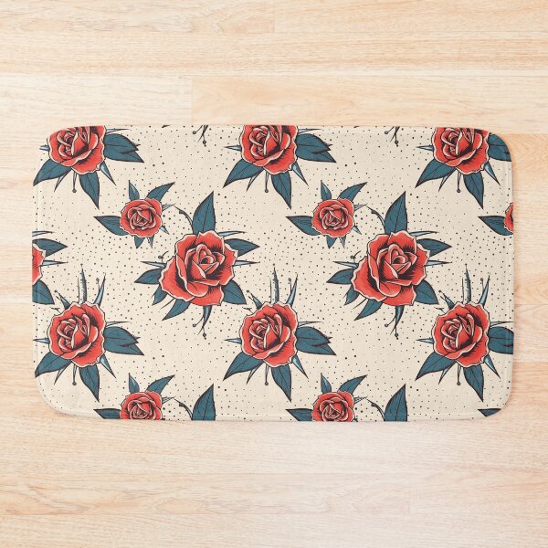 Item preview, Contemporary rose tattoo pattern designed and sold by MiracleSociety.