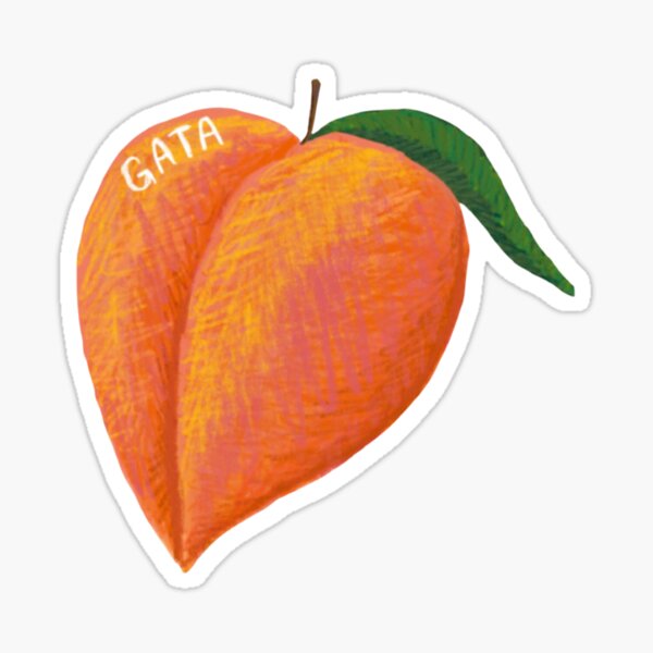 GATA Peach Sticker