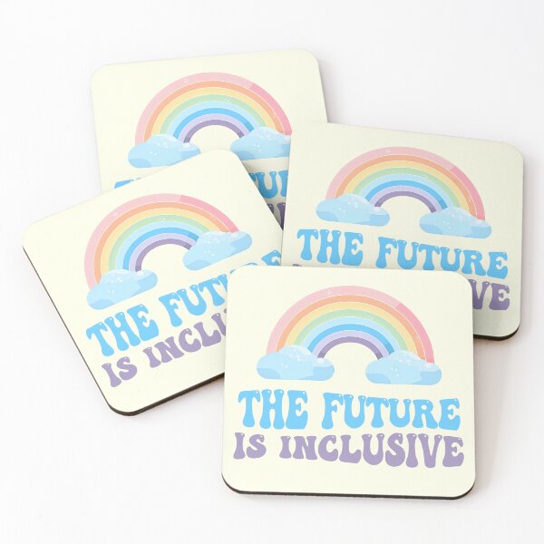 Item preview, The Future Is Inclusive Pastel Rainbow LGBTQ designed and sold by Asevera.